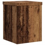 vidaXL Suporturi de plante 2 buc. lemn vechi 15x15x20cm lemn prelucrat