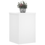 vidaXL Suporturi de plante, 2 buc., alb, 20x20x30 cm, lemn prelucrat vidaXL Suporturi de plante, 2 buc., alb, 20x20x30 cm, lemn prelucrat
