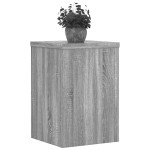 vidaXL Suporturi de plante 2 buc. gri sonoma 20x20x30 lemn prelucrat vidaXL Suporturi de plante 2 buc. gri sonoma 20x20x30 lemn prelucrat
