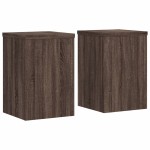 vidaXL Suporturi de plante 2 buc. stejar maro 20x20x30cm lemn compozit vidaXL Suporturi de plante 2 buc. stejar maro 20x20x30cm lemn compozit