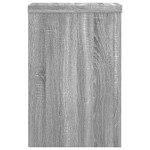 vidaXL Suporturi de plante 2 buc. gri sonoma 25x25x35cm lemn prelucrat vidaXL Suporturi de plante 2 buc. gri sonoma 25x25x35cm lemn prelucrat