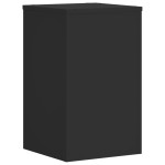 vidaXL Suporturi de plante, 2 buc., negru, 30x30x50 cm, lemn prelucrat vidaXL Suporturi de plante, 2 buc., negru, 30x30x50 cm, lemn prelucrat