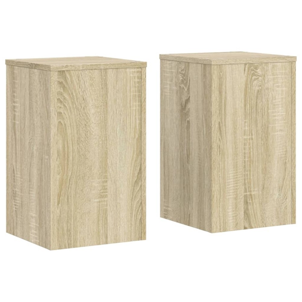 vidaXL Suporturi de plante 2 buc. sonoma 30x30x50 cm lemn prelucrat