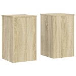 vidaXL Suporturi de plante 2 buc. sonoma 30x30x50 cm lemn prelucrat vidaXL Suporturi de plante 2 buc. sonoma 30x30x50 cm lemn prelucrat