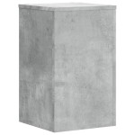 vidaXL Suport de plante, 2 buc., gri beton, 30x30x50 cm lemn prelucrat