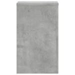vidaXL Suport de plante, 2 buc., gri beton, 30x30x50 cm lemn prelucrat