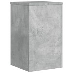 vidaXL Suport de plante, 2 buc., gri beton, 30x30x50 cm lemn prelucrat