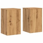 vidaXL Suporturi de plante, 2 buc., stejar artizanal, 30x30x50cm, lemn vidaXL Suporturi de plante, 2 buc., stejar artizanal, 30x30x50cm, lemn