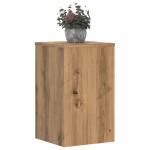 vidaXL Suporturi de plante, 2 buc., stejar artizanal, 30x30x50cm, lemn vidaXL Suporturi de plante, 2 buc., stejar artizanal, 30x30x50cm, lemn