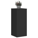 vidaXL Suporturi de plante, 2 buc., negru, 30x30x70 cm, lemn prelucrat vidaXL Suporturi de plante, 2 buc., negru, 30x30x70 cm, lemn prelucrat