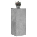 vidaXL Suport de plante, 2 buc., gri beton, 30x30x70 cm lemn prelucrat
