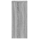vidaXL Suporturi de plante 2 buc. gri sonoma 30x30x70cm lemn prelucrat vidaXL Suporturi de plante 2 buc. gri sonoma 30x30x70cm lemn prelucrat