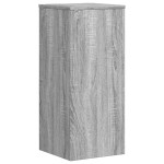 vidaXL Suporturi de plante 2 buc. gri sonoma 30x30x70cm lemn prelucrat vidaXL Suporturi de plante 2 buc. gri sonoma 30x30x70cm lemn prelucrat