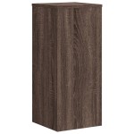 vidaXL Suporturi de plante 2 buc. stejar maro 30x30x70cm lemn compozit vidaXL Suporturi de plante 2 buc. stejar maro 30x30x70cm lemn compozit