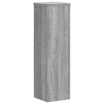 vidaXL Suporturi de plante 2 buc. gri sonoma 17x17x60cm lemn prelucrat vidaXL Suporturi de plante 2 buc. gri sonoma 17x17x60cm lemn prelucrat