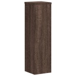 vidaXL Suporturi de plante 2 buc. stejar maro 17x17x60cm lemn compozit vidaXL Suporturi de plante 2 buc. stejar maro 17x17x60cm lemn compozit