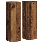 vidaXL Suporturi de plante 2 buc. lemn vechi 17x17x60cm lemn prelucrat vidaXL Suporturi de plante 2 buc. lemn vechi 17x17x60cm lemn prelucrat