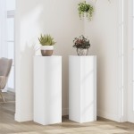 vidaXL Suporturi de plante, 2 buc., alb, 25x25x80 cm, lemn prelucrat vidaXL Suporturi de plante, 2 buc., alb, 25x25x80 cm, lemn prelucrat