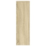 vidaXL Suporturi de plante, 2 buc., stejar sonoma, 25x25x80 cm, lemn