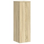 vidaXL Suporturi de plante, 2 buc., stejar sonoma, 25x25x80 cm, lemn