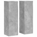 vidaXL Suport de plante, 2 buc., gri beton, 25x25x80 cm lemn prelucrat vidaXL Suport de plante, 2 buc., gri beton, 25x25x80 cm lemn prelucrat