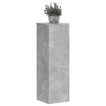 vidaXL Suport de plante, 2 buc., gri beton, 25x25x80 cm lemn prelucrat vidaXL Suport de plante, 2 buc., gri beton, 25x25x80 cm lemn prelucrat
