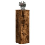 vidaXL Suporturi de plante 2 buc. stejar fumuriu 25x25x80 cm lemn vidaXL Suporturi de plante 2 buc. stejar fumuriu 25x25x80 cm lemn