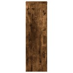 vidaXL Suporturi de plante 2 buc. stejar fumuriu 25x25x80 cm lemn vidaXL Suporturi de plante 2 buc. stejar fumuriu 25x25x80 cm lemn