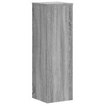 vidaXL Suporturi de plante 2 buc. gri sonoma 25x25x80cm lemn prelucrat vidaXL Suporturi de plante 2 buc. gri sonoma 25x25x80cm lemn prelucrat