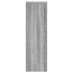 vidaXL Suporturi de plante 2 buc. gri sonoma 25x25x80cm lemn prelucrat vidaXL Suporturi de plante 2 buc. gri sonoma 25x25x80cm lemn prelucrat