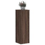 vidaXL Suporturi plante 2 buc. stejar maro 25x25x80cm lemn prelucrat vidaXL Suporturi plante 2 buc. stejar maro 25x25x80cm lemn prelucrat