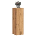 vidaXL Suporturi de plante, 2 buc., stejar artizanal, 25x25x80cm, lemn