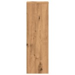 vidaXL Suporturi de plante, 2 buc., stejar artizanal, 25x25x80cm, lemn