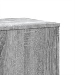vidaXL Suport de plante, sonoma gri, 33x33x100 cm, lemn prelucrat vidaXL Suport de plante, sonoma gri, 33x33x100 cm, lemn prelucrat