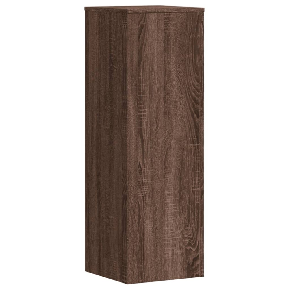 vidaXL Suport de plante, stejar maro, 33x33x100 cm, lemn prelucrat