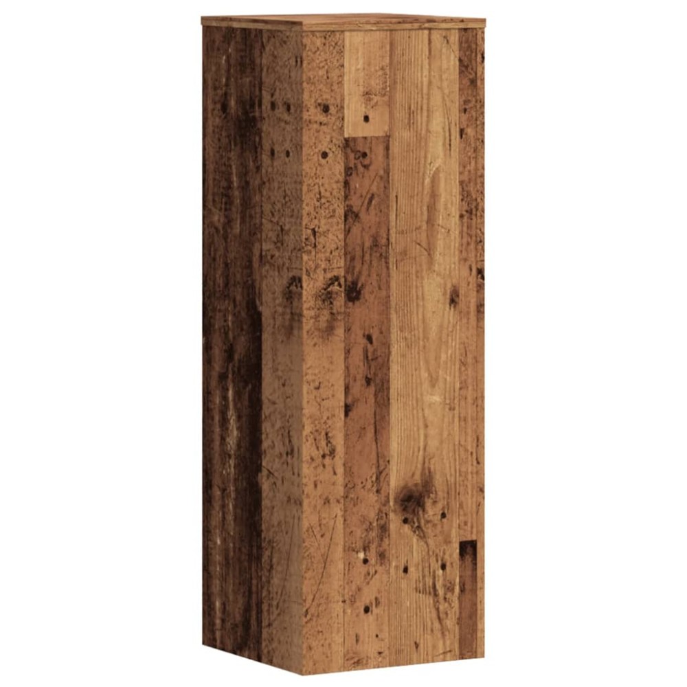 vidaXL Suport de plante, lemn vechi, 33x33x100 cm, lemn prelucrat