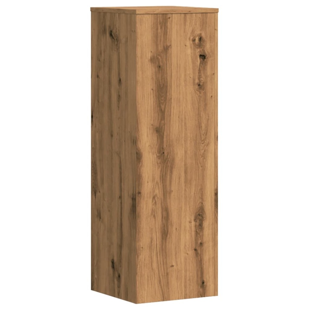 vidaXL Suport de plante stejar artizanal, 33x33x100 cm, lemn prelucrat