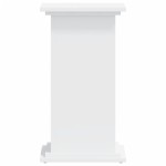 vidaXL Suport de plante, alb, 33x33x60 cm, lemn prelucrat vidaXL Suport de plante, alb, 33x33x60 cm, lemn prelucrat