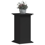 vidaXL Suport de plante, negru, 33x33x60 cm, lemn prelucrat vidaXL Suport de plante, negru, 33x33x60 cm, lemn prelucrat