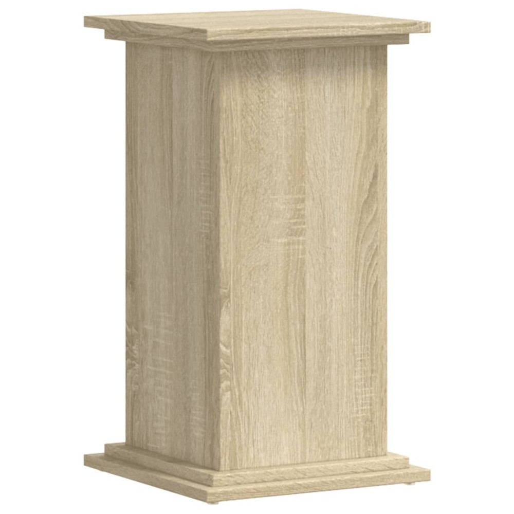 vidaXL Suport de plante, stejar sonoma, 33x33x60 cm, lemn prelucrat