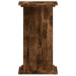 vidaXL Suport de plante, stejar fumuriu, 33x33x60 cm, lemn prelucrat vidaXL Suport de plante, stejar fumuriu, 33x33x60 cm, lemn prelucrat