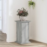 vidaXL Suport de plante, sonoma gri, 33x33x60 cm, lemn prelucrat vidaXL Suport de plante, sonoma gri, 33x33x60 cm, lemn prelucrat