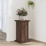 vidaXL Suport de plante, stejar maro, 33x33x60 cm, lemn prelucrat vidaXL Suport de plante, stejar maro, 33x33x60 cm, lemn prelucrat