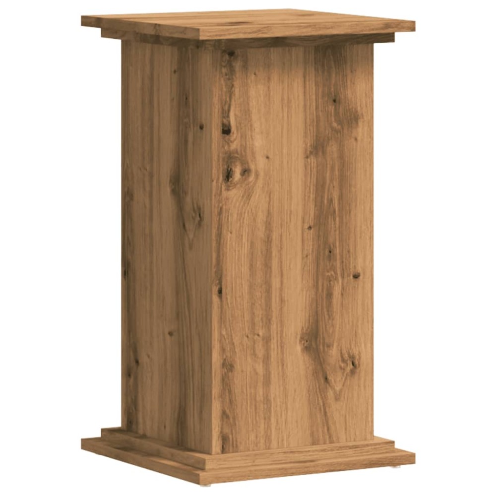 vidaXL Suport de plante stejar artizanal, 33x33x60 cm, lemn prelucrat