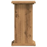 vidaXL Suport de plante stejar artizanal, 33x33x60 cm, lemn prelucrat vidaXL Suport de plante stejar artizanal, 33x33x60 cm, lemn prelucrat
