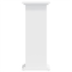 vidaXL Suport de plante, alb, 33x33x80 cm, lemn prelucrat vidaXL Suport de plante, alb, 33x33x80 cm, lemn prelucrat