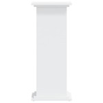 vidaXL Suport de plante, alb, 33x33x80 cm, lemn prelucrat vidaXL Suport de plante, alb, 33x33x80 cm, lemn prelucrat