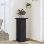vidaXL Suport de plante, negru, 33x33x80 cm, lemn prelucrat vidaXL Suport de plante, negru, 33x33x80 cm, lemn prelucrat