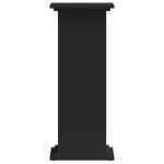 vidaXL Suport de plante, negru, 33x33x80 cm, lemn prelucrat vidaXL Suport de plante, negru, 33x33x80 cm, lemn prelucrat