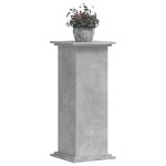vidaXL Suport de plante, gri beton, 33x33x80 cm, lemn prelucrat vidaXL Suport de plante, gri beton, 33x33x80 cm, lemn prelucrat